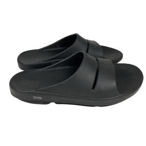 Oofos Blac Slide Sandal Adult Unisex Size Men's 11 / Women's 13